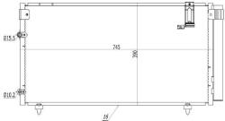 MTR Condensator, climatizare MTR 13054863 (13054863) - fixbox