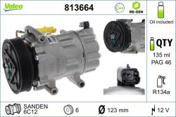 VALEO Compresor, climatizare VALEO 813664 (813664)