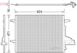 DENSO Condensator, climatizare DENSO DCN10027 (DCN10027)