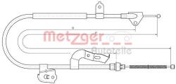 COFLE Cablu, frana de parcare COFLE 10.4510 (10.4510) - fixbox