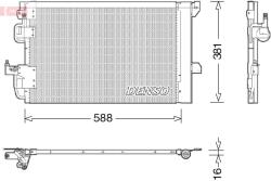 DENSO Condensator, climatizare DENSO DCN20007 (DCN20007) - fixbox