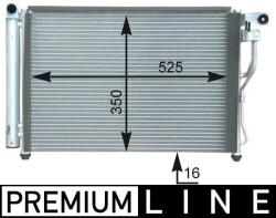 MAHLE Condensator, climatizare MAHLE AC 439 000P (AC 439 000P)