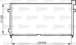 VALEO Condensator, climatizare VALEO 818984 (818984)