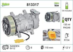 VALEO Compresor, climatizare VALEO 813317 (813317)