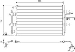 VALEO Condensator, climatizare VALEO 817427 (817427) - fixbox