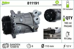 VALEO Compresor, climatizare VALEO 811191 (811191)