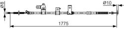 Bosch Cablu, frana de parcare BOSCH 1 987 482 347 (1 987 482 347) - fixbox