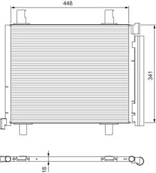 VALEO Condensator, climatizare VALEO 814168 (814168) - fixbox
