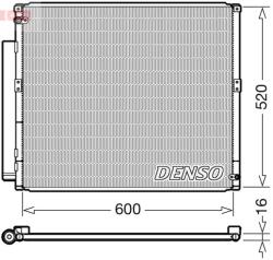 DENSO Condensator, climatizare DENSO DCN50051 (DCN50051) - fixbox