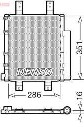 DENSO Condensator, climatizare DENSO DCN35005 (DCN35005) - fixbox