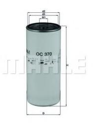 Mahle Original Filtru ulei MAHLE ORIGINAL OC 370 (OC370)