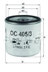 MAHLE ORIGINAL Filtru ulei MAHLE ORIGINAL OC 405/3 (OC4053)