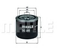 MAHLE ORIGINAL Filtru ulei MAHLE ORIGINAL OC 205 (OC205)