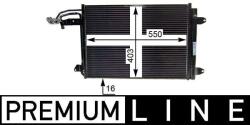 MAHLE Condensator, climatizare MAHLE AC 324 000P (AC 324 000P)