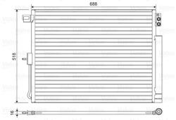 VALEO Condensator, climatizare VALEO 822616 (822616) - fixbox