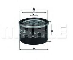 Mahle Original Filtru ulei MAHLE ORIGINAL OC 607 (OC607)