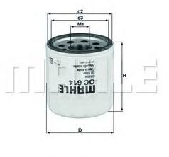 MAHLE ORIGINAL Filtru ulei MAHLE ORIGINAL OC 614 (OC614)