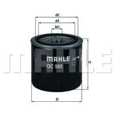 Mahle Original Filtru ulei MAHLE ORIGINAL OC 995 (OC995)