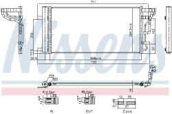 NISSENS Condensator, climatizare NISSENS 940978 (940978)