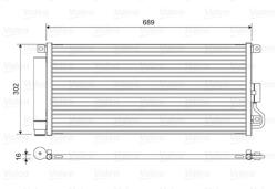 VALEO Condensator, climatizare VALEO 822592 (822592) - fixbox