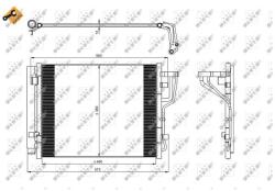 NRF Condensator, climatizare NRF 35986 (35986)