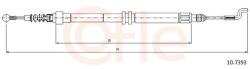 COFLE Cablu, frana de parcare COFLE 10.7393 (10.7393) - fixbox
