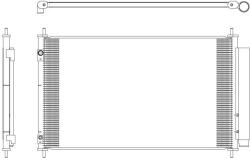 NRF Condensator, climatizare NRF 350321 (350321)