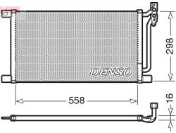DENSO Condensator, climatizare DENSO DCN05020 (DCN05020)