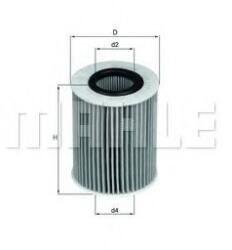 MAHLE ORIGINAL Filtru ulei MAHLE ORIGINAL OX 437D (OX437D)