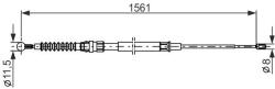 Bosch Cablu, frana de parcare BOSCH 1 987 482 264 (1 987 482 264) - fixbox