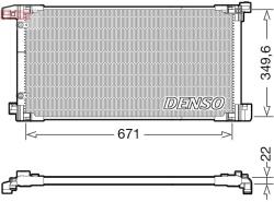 DENSO Condensator, climatizare DENSO DCN50114 (DCN50114)