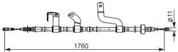 Bosch Cablu, frana de parcare BOSCH 1 987 482 842 (1 987 482 842) - fixbox