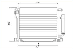 VALEO Condensator, climatizare VALEO 822587 (822587) - fixbox