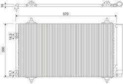 VALEO Condensator, climatizare VALEO 818171 (818171) - fixbox