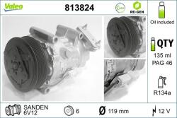 VALEO Compresor, climatizare VALEO 813824 (813824)