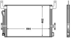 MAHLE Condensator, climatizare MAHLE AC 524 000S (AC 524 000S)