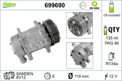 VALEO Compresor, climatizare VALEO 699690 (699690)