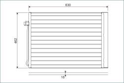 VALEO Condensator, climatizare VALEO 814367 (814367)