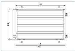 VALEO Condensator, climatizare VALEO 814366 (814366) - fixbox