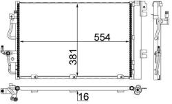MAHLE Condensator, climatizare MAHLE AC 377 001S (AC 377 001S)