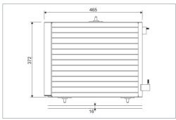 VALEO Condensator, climatizare VALEO 814095 (814095) - fixbox