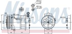 NISSENS Compresor, climatizare NISSENS 89124 (89124)