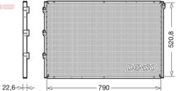 DENSO Condensator, climatizare DENSO DCN99078 (DCN99078) - fixbox