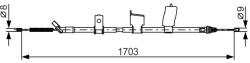Bosch Cablu, frana de parcare BOSCH 1 987 482 338 (1 987 482 338) - fixbox