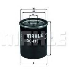 Mahle Original Filtru ulei MAHLE ORIGINAL OC 495 (OC495)