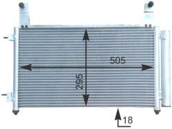 MAHLE Condensator, climatizare MAHLE AC 435 000S (AC 435 000S)