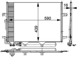 MAHLE Condensator, climatizare MAHLE AC 318 000P (AC 318 000P)