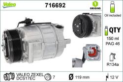 VALEO Compresor, climatizare VALEO 716692 (716692)