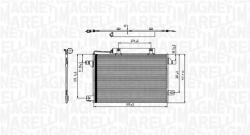 Magneti Marelli Condensator, climatizare MAGNETI MARELLI 350203745000 (350203745000) - fixbox