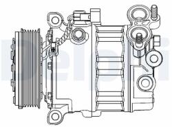 DELPHI Compresor, climatizare DELPHI CS20512 (CS20512) - fixbox